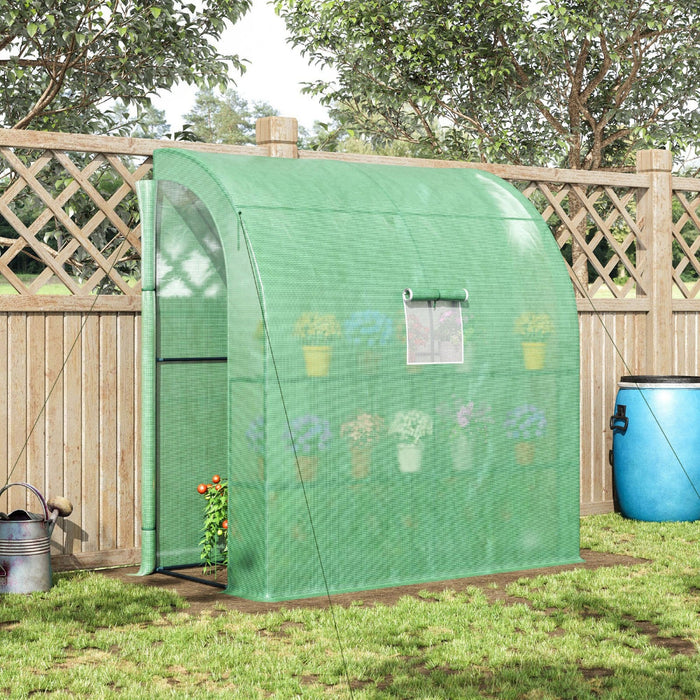 CompactGrow - Outdoor Lean-to Greenhouse