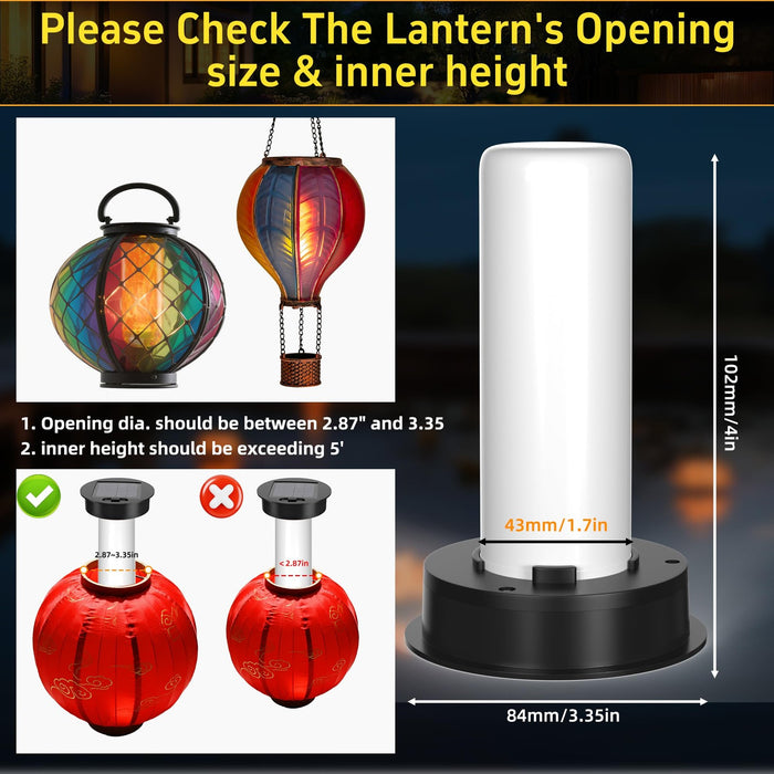 DuskEmber - Solar Lantern Tops