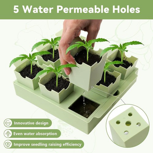 SproutBase - Extra-Thick Reusable Germination Kit