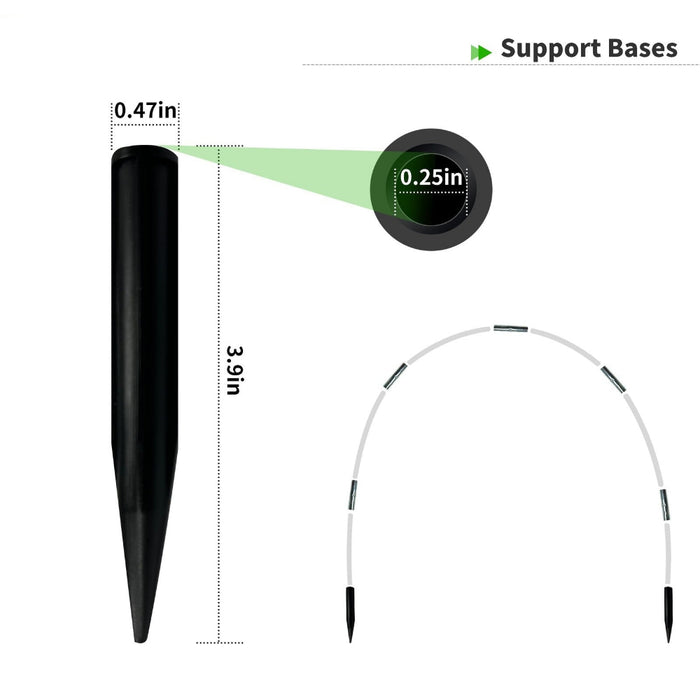 FlexFrame - Garden Hoops Grow Tunnel Kit