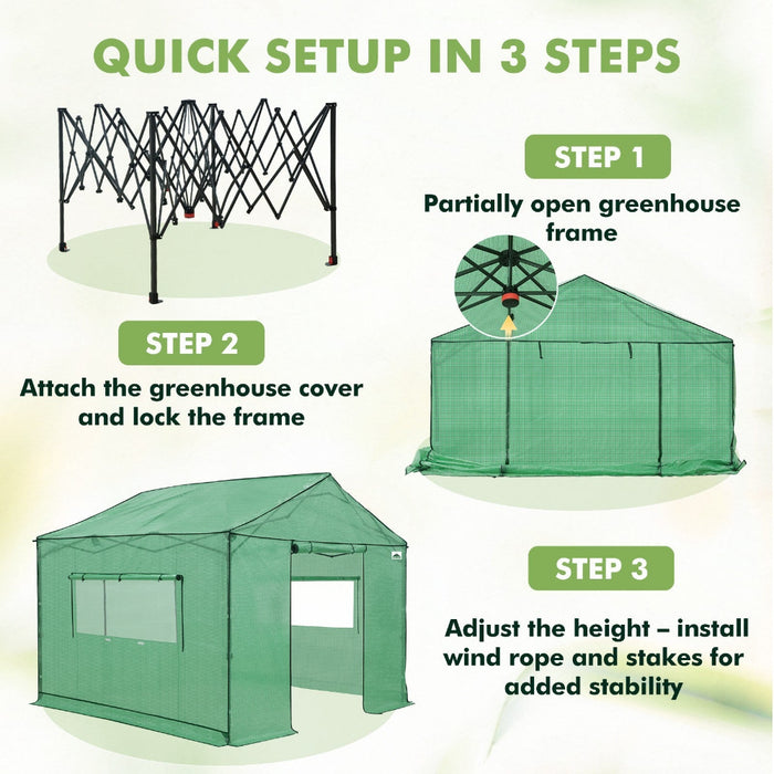 PlantSphere - Portable Walk-in Pop Up Greenhouse
