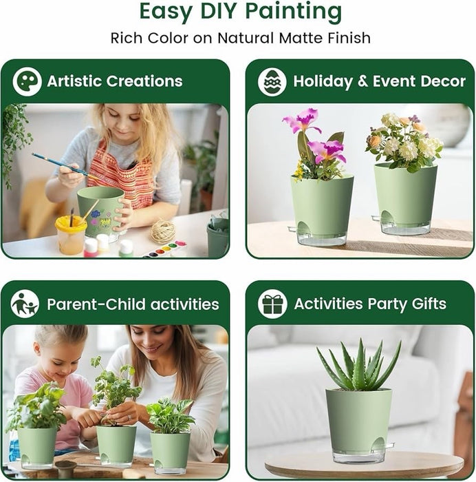 PureDrop - Self-Watering Planter Set