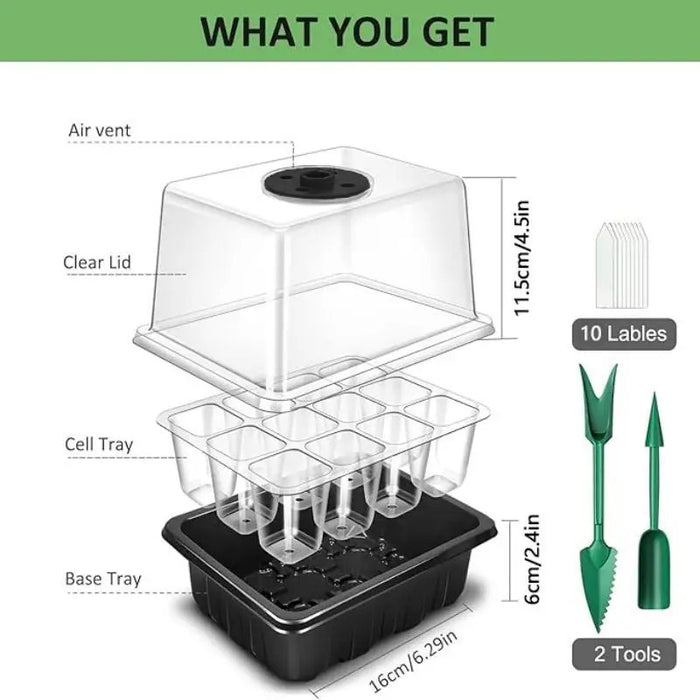 GermiGlow - Seed Starting Trays Kits