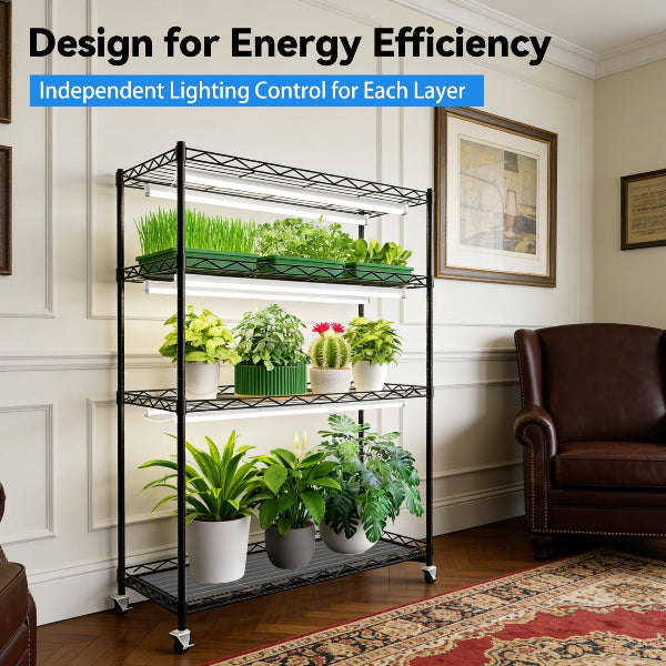 Plantique - Indoor Greenhouse with Grow Light