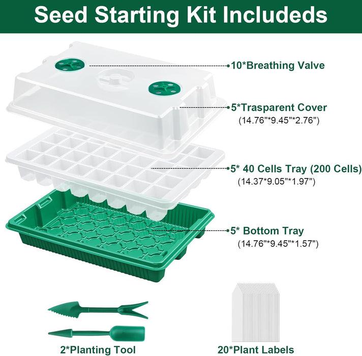 SproutLuxe - Seed Starter Kit