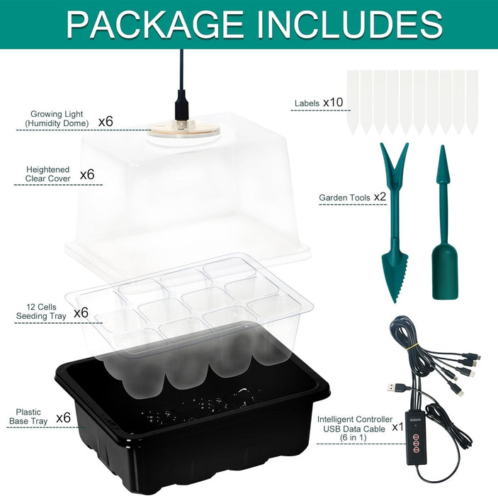 BloomTrail - Seed Starting Trays Kits