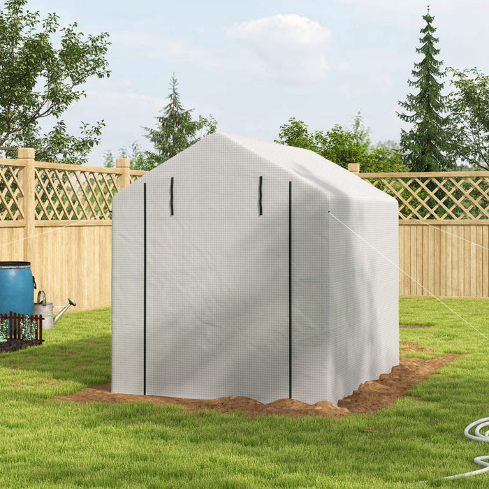 GreenSpace - Walk-in Greenhouse with 18 Shelves