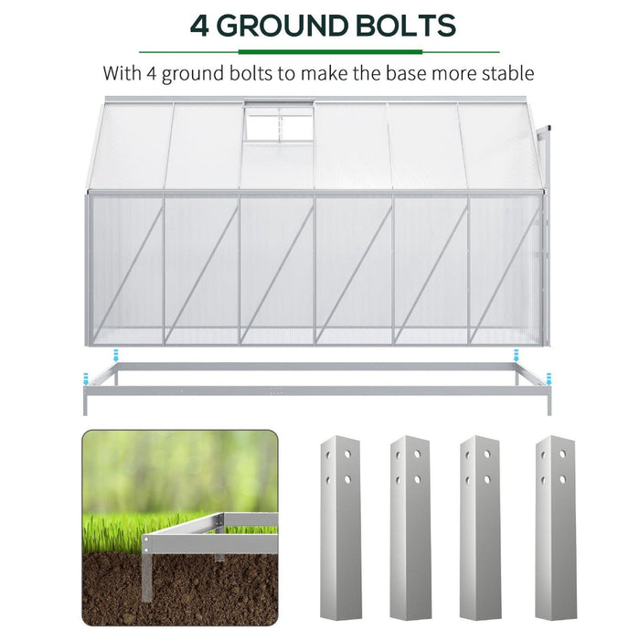 Greenspire - Polycarbonate Walk-in Greenhouse