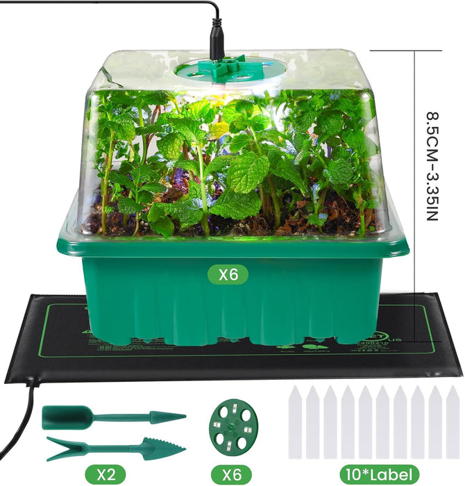 RootBloom - Seed Starter Trays with Grow Lights