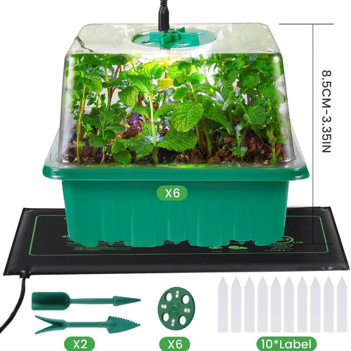 RootBloom - Seed Starter Trays with Grow Lights