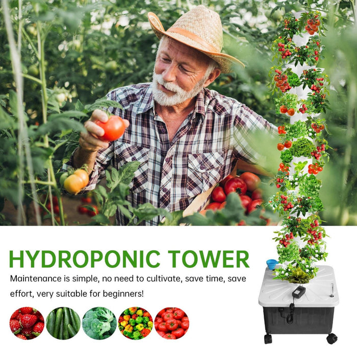 BloomColumn - Vertical Hydroponics Tower Set