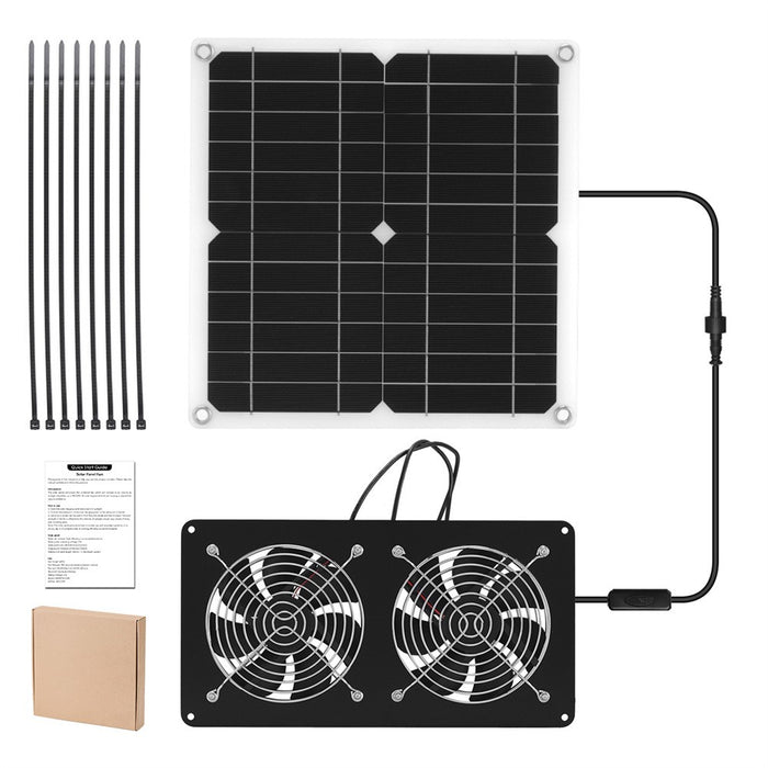 DualRay - Solar Powered Dual Exhaust Fan