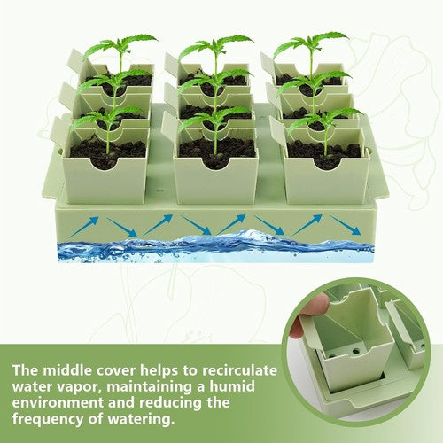 SproutBase - Extra-Thick Reusable Germination Kit