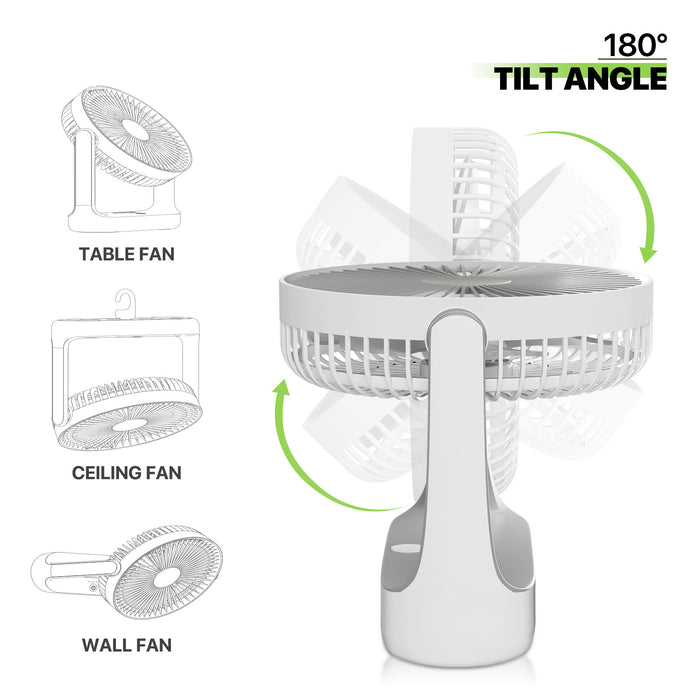 Halo™ – Portable Rechargeable Desk Fan