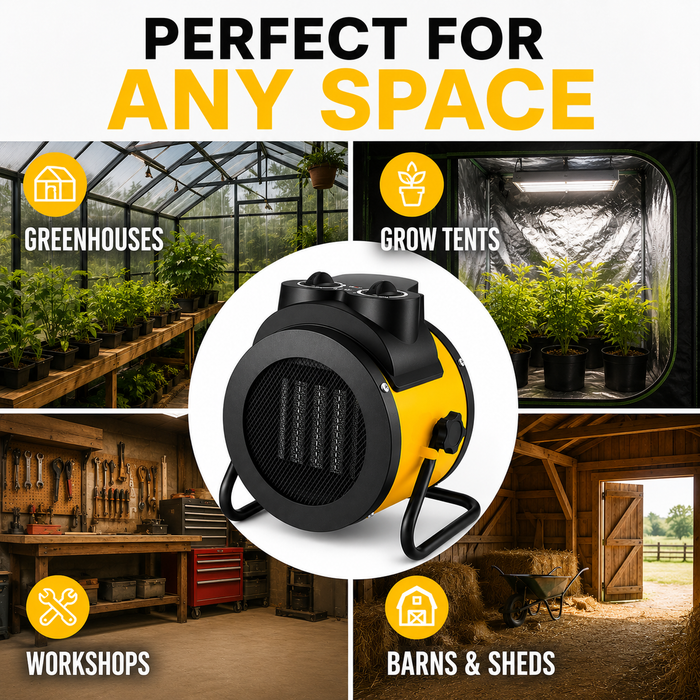 2000w Greenhouse Electric Heater Fan