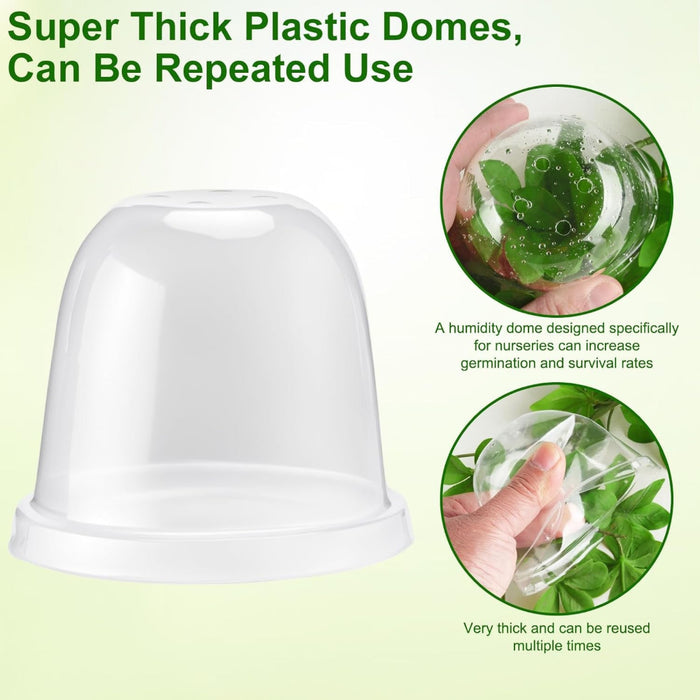 FreshStart - Peat Pots with Humidity Domes