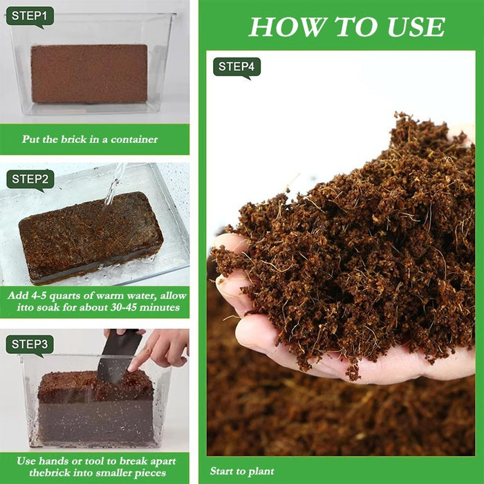 CocoGrow – Premium Coconut Coir Bricks