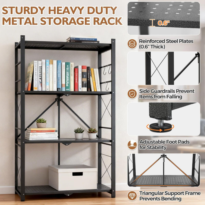 GreenhousePro - 4-Tier Foldable Greenhouse Shelf