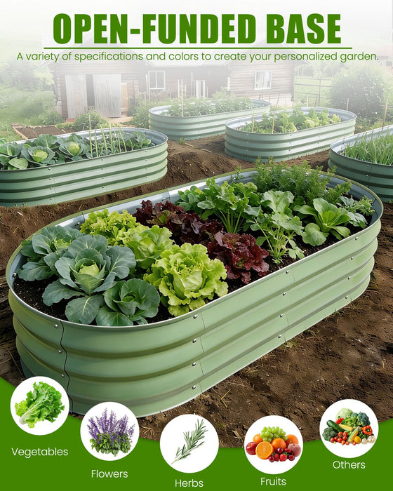 MeadowRoot - Galvanized Raised Garden Bed