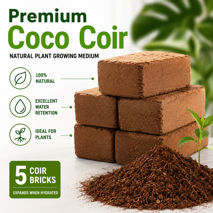 CocoGrow – Premium Coconut Coir Bricks