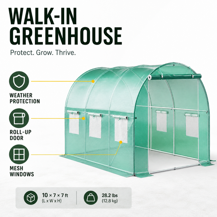 GardenFlex - Walk-in Tunnel Greenhouse