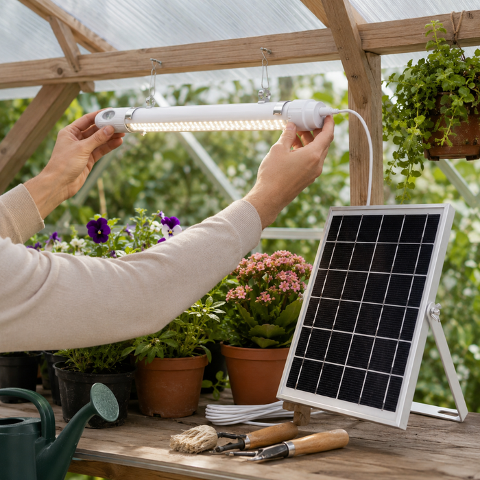 Remote Control Solar Grow Light Lamp