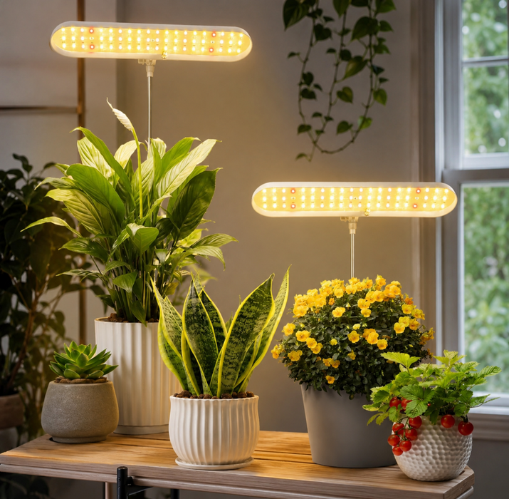 Full Spectrum LED Grow Lamp - 2 Pack
