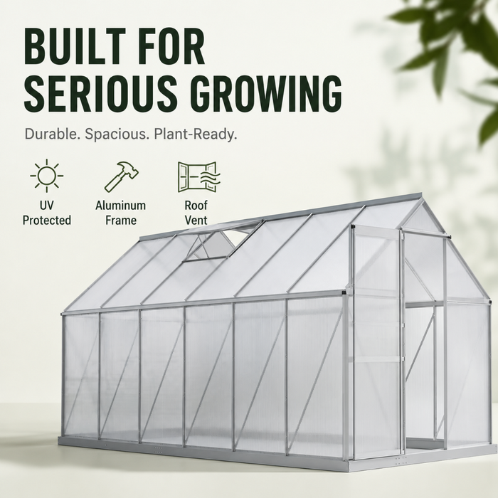 Greenspire - Polycarbonate Walk-in Greenhouse