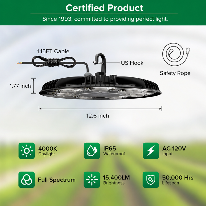 VitaSprout - 200W Full Spectrum LED Grow Light