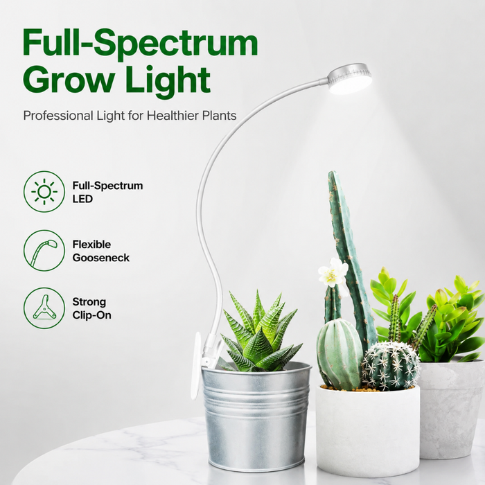 GlowClip – Dual Full-Spectrum Plant Light Kit