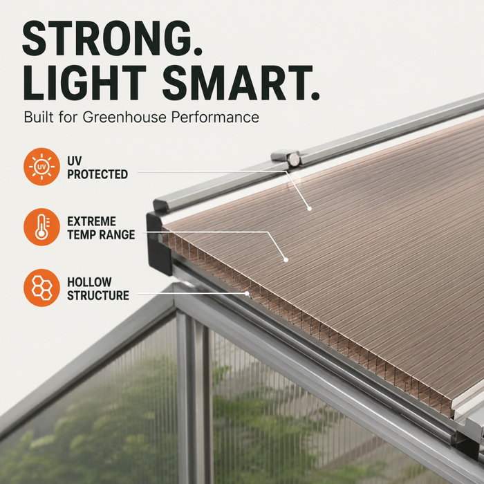 TerraLite - Polycarbonate Greenhouse Roof Panels