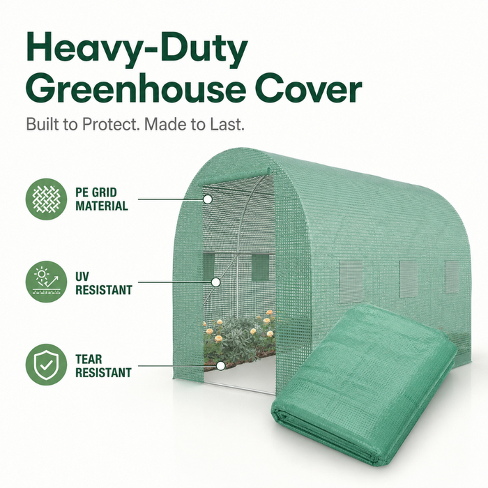 10' Walk-In Greenhouse Replacement Cover