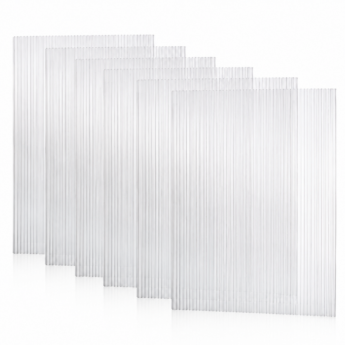 6 Pcs Polycarbonate Greenhouse Panels