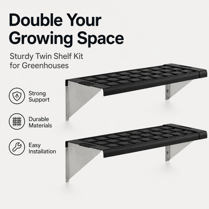 Greenhouse Twin Shelf Kit