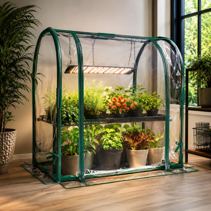 EdenLite - Indoor Mini Greenhouse with LED Grow Light