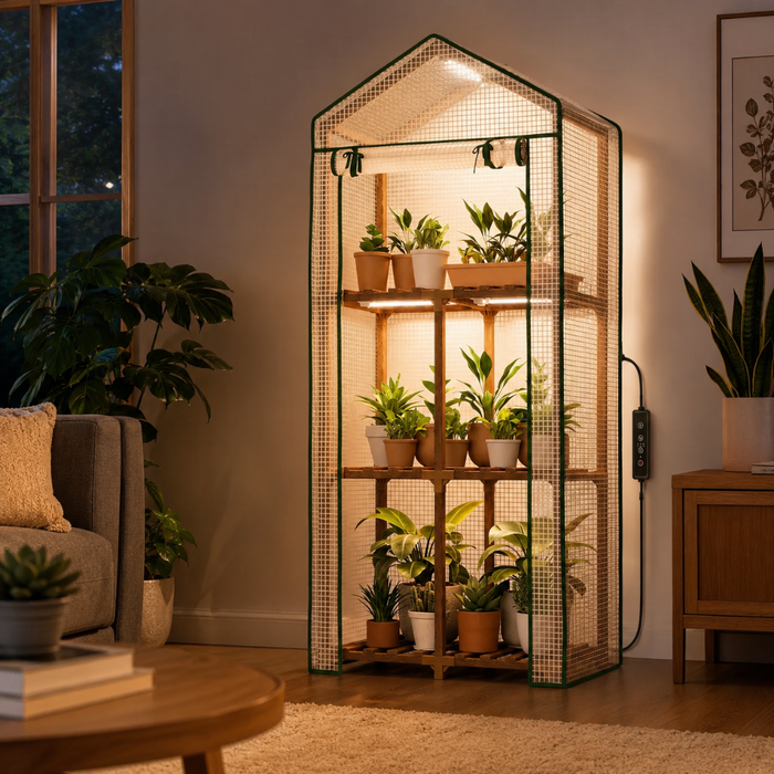 TerraShade - Mini Greenhouse with Grow Light