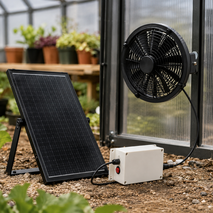 OpenAir - Solar Powered Fans for Greenhouse