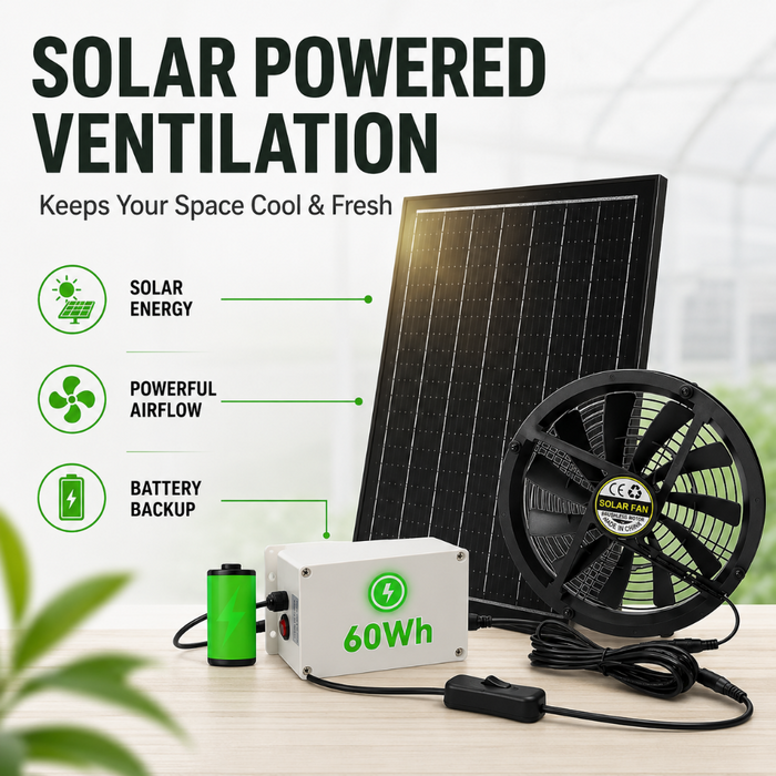 OpenAir - Solar Powered Fans for Greenhouse
