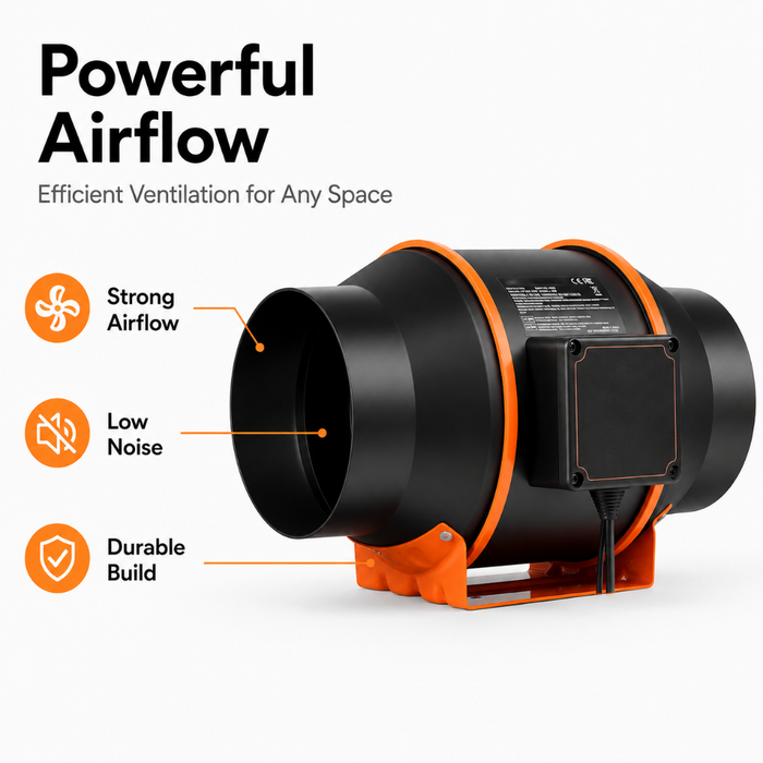 SilentForce 402 - 6-Inch Inline Ventilation Fan