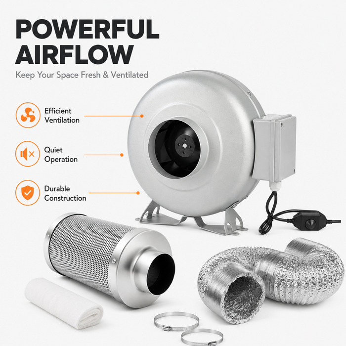 WhisperVent - 4" Ventilation Inline Fan