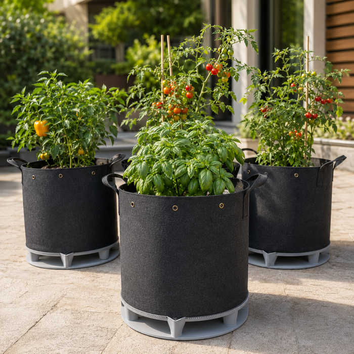 5 Self-Watering Grow Bags