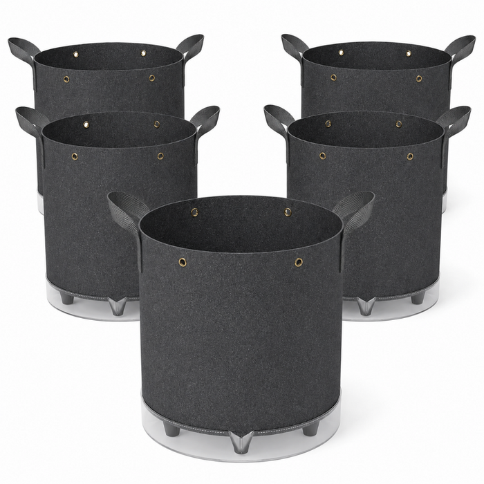 5 Self-Watering Grow Bags
