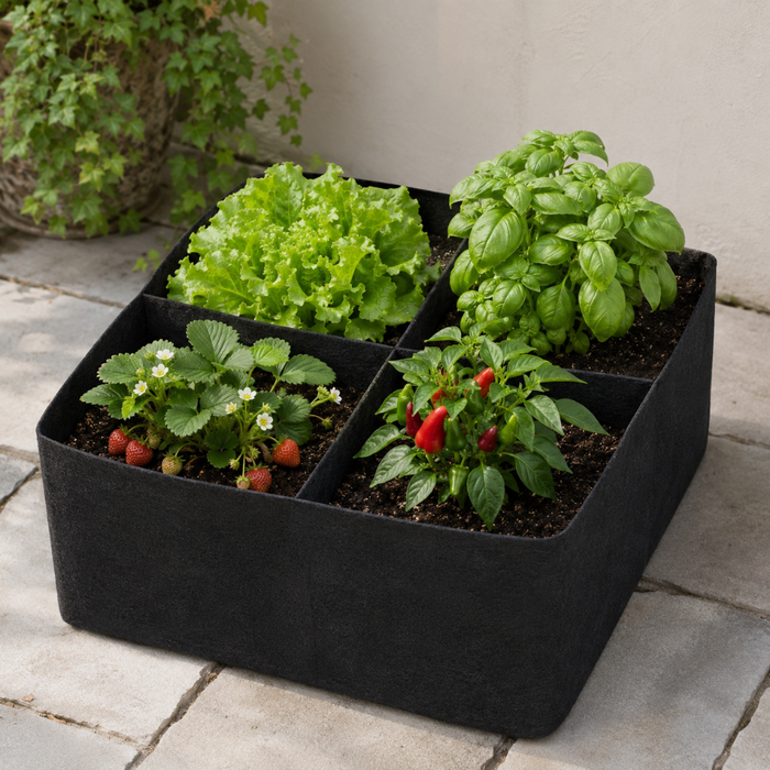 QuadGrow - Heavy Duty Fabric Grow Bag