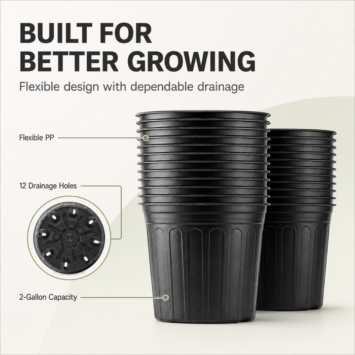 LeafLine - 2-Gallon Flexible Nursery Pots