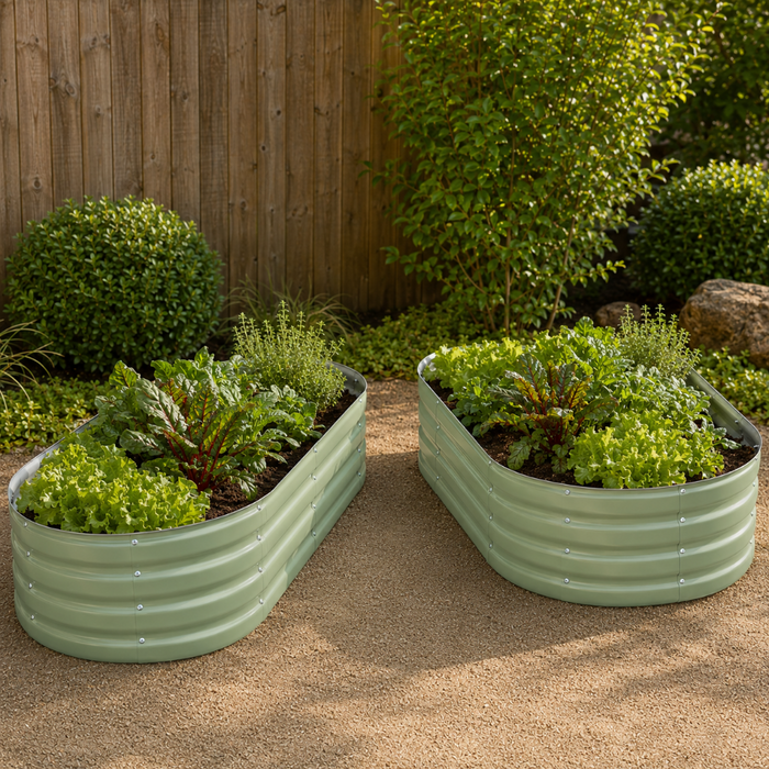 MeadowRoot - Twin Raised Garden Bed Set
