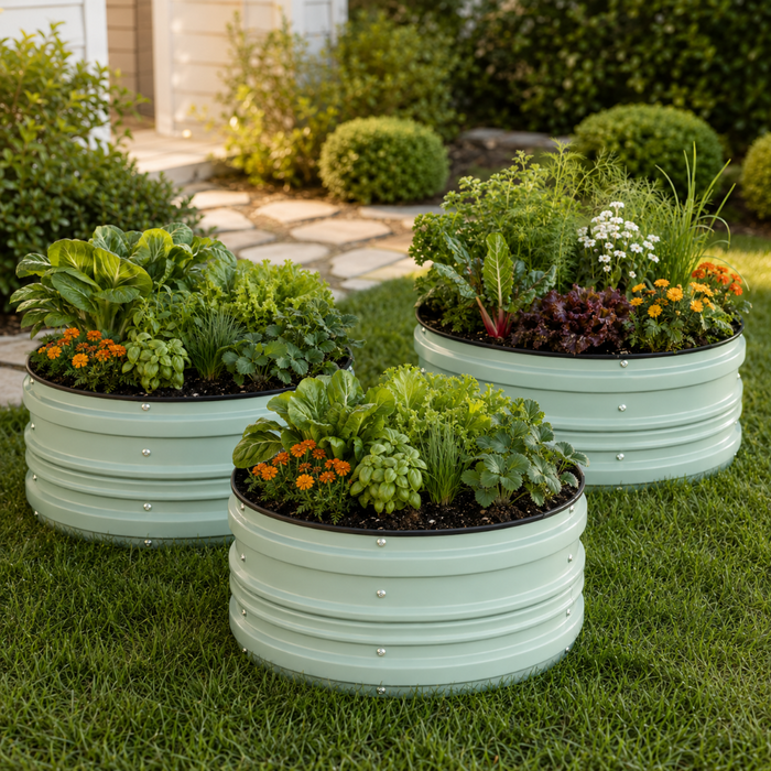 GrowGarden - 3-Piece Raised Garden Bed Set