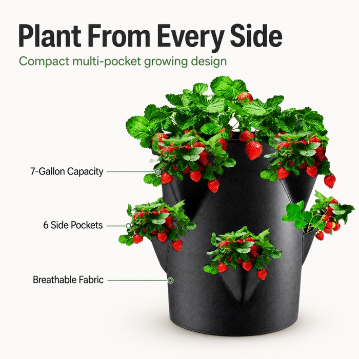 BerryBloom - Outdoor Strawberry Planters