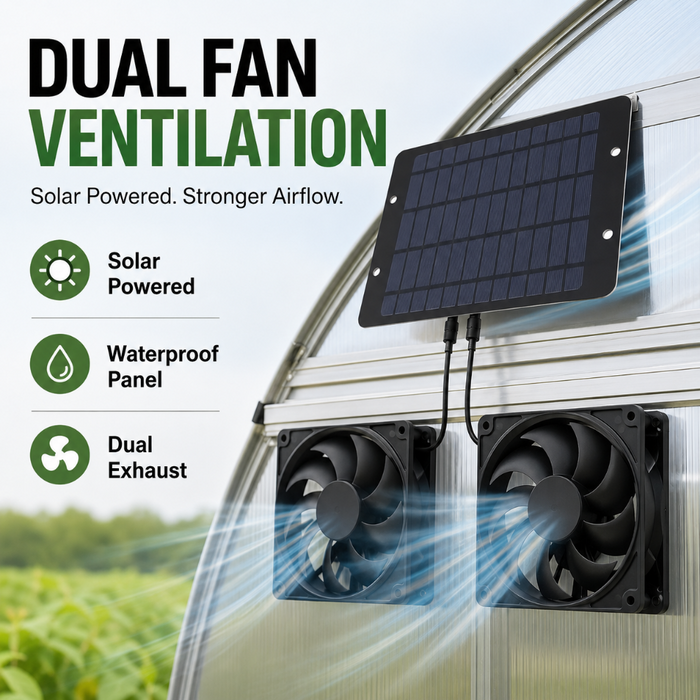 SunDraft - Waterproof Dual Exhaust Fan