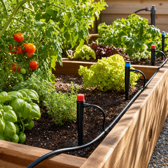 EcoDrip - 240FT Garden Drip Irrigation Kit