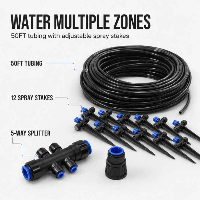 50FT Garden Drip Irrigation Kit